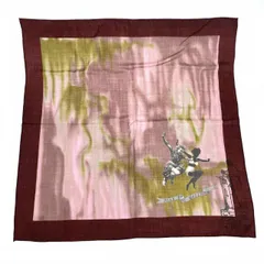 JEAN PAUL GAULTIER ジャンポールゴルチエ 大判ストール  総柄/ウール100％    ボルドー レディース / 241014003443