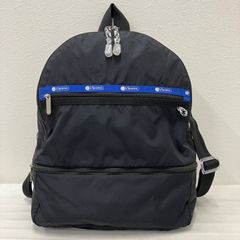 極美品 LeSportsac リュック バッグパック ブラック シンプル 無地