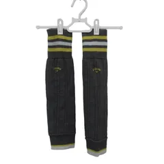 【美品】Callaway(キャロウェイ) レッグウォーマー グレー レディース フリーサイズ ゴルフ用品 2512-1338 中古
