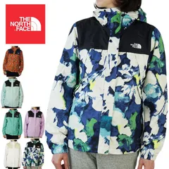 ノースフェイスTHE NORTH FACEレディース ジャケットW ANTORA JACKETウィメンズ アントラジャケットホワイト スカイブルー ブラック ワサビ ネイビー総柄女性用 ライトアウター アウトドア キャンプ ナイロン マウンテンパーカー