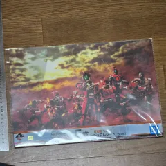 仮面ライダー 一番くじ E賞 プラスチック ポスター アート ボード ビジュアル シート