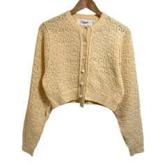 JANE SMITH - 美品 24AW JANESMITH ジェーンスミス 7G KEY KNIT SHORT KNIT CARDIGAN ニット カーディガン サイズ38 ベージュ レディース 古着 中古 USED 美品 24AW JANESMITH ジェーンスミス 7G KEY KNIT SHORT KNIT CARDIGAN