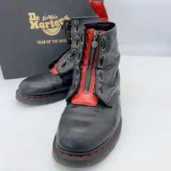 Dr.Martens ドクターマーチン 1460 YEAR OF THE RABBIT 8ホール ブーツ シューズ 箱付き レザー メンズ UK10 ブラック 靴 DF17711■