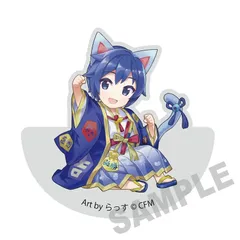 「初音ミク×招き猫」ゆらゆらアクリルブロック KAITO Art by らっす