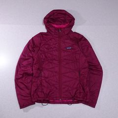Patagonia パタゴニア 廃盤マクロパフフーディ 女性用ピンクM補修美品 