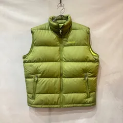 Abercrombie & Fitch アバクロンビーアンドフィッチ ダウンベスト ライムグリーン L メンズ ヴィンテージ USED