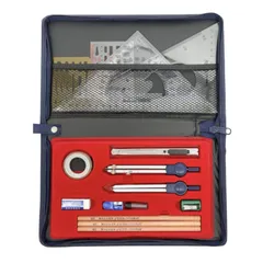 Saki&Masa 製図 海図15点 セット コンパス 三角定規 船舶 練習用 