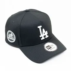 【ニューエラ正規品】ニューエラ New Era® NEW ERA® 帽子 キャップ 940 9FORTY A-Frame MLB Black & White モノトーン ロサンゼルス・ドジャース ブラック(商品番号：14667884)