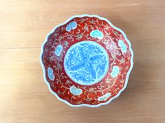 龍峰窯 花風流 祥瑞花丸紋 金彩古伊万里様式 むすび皿3枚セット - メルカリ