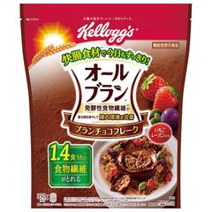 ケロッグ オールブラン ブランチョコフレーク 350g×6袋入×(2ケース)| 送料無料 食物繊維 善玉菌 腸内環境改善 朝食 フレーク