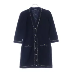 CHANEL (シャネル) ココマークボタン カーディガン カシミヤニット レディース ブラック P75677