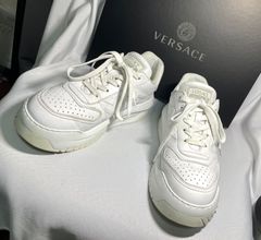 美品❗️VERSACE MEDUSA SNEAKER メデューサ ホワイト42 - メルカリ