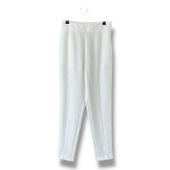 ADORE アドーア スリットパンツ ウエストゴム ストレッチ テーパードパンツ 日本製 レディース サイズ34 ホワイト 春 久喜倉庫店 18 No.K 1215