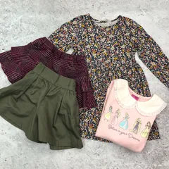 子ども服 キッズ服 まとめ売り 夏物 夏服 4点 女の子 100cm～120cm □〇