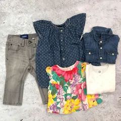 子ども服 キッズ服 まとめ売り 夏服5点 女の子  70cm～90cm □〇