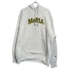 Champion (チャンピオン) ★ ③ フーディー MoMA Edition ユニセックス グレー XXL