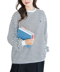 【人気商品】夏服 春服 プレゼント 春 ギフト シンプル ストリート 夏 トップス 無地 ワンポイント 長袖 秋 服 長袖Tシャツ レディース 冬 ロンT Tシャツ ASSN. POLO レディース U.S. 別注 [ウィゴー]