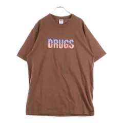 SUPREME (シュプリーム) 24AW Drugs Tee ドラッグスTシャツ 半袖カットソー ブラウン