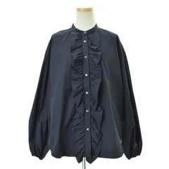 【JOURNALSTANDARDL'essage】24050370010010 スタンドカラーフリルシャツ長袖ブラウス