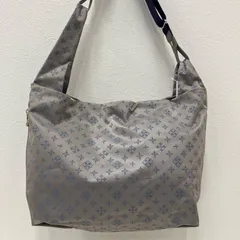 8369　russet　ラシット　ショルダーバッグ　 ワンショルダー　モノグラム　総柄　 グレー✕水色系　パープル　紫　 ナイロン　レディース