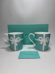 TIFFANY &Co.ティファニー「ブルーリボン」マグカップ ペア 未使用品！