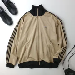 Kappa カッパ トラックジャケット アウター 羽織 ジップアップ ラインデザイン ロゴ ワンポイント L ベージュ (104Y＋8020)26H