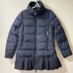 MONCLER BRUNECフリル付きダウンジャケット ベージュ 0サイズ - メルカリ