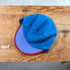 90s 1991年 USA製 patagonia Synchilla Duckbill Cap 【 blue 】 パタゴニア シンチラ ダックビル キャップ フリースキャップ イヤーフラップ 【 ブルー 】