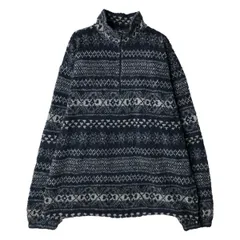 古着 90年代 ノーティカ NAUTICA 総柄 ハーフジップ フリースプルオーバー USA製 メンズXL相当 ヴィンテージ/eaa607728のサムネイル