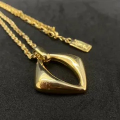 Yves Saint Laurent　イヴサンローラン　ネックレス　ラインストーン　ゴールド　84