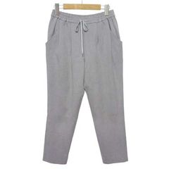 ミカー miccar ジレ ベスト クルーネック ウール シルク混 F 黒