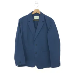PUBLIC TOKYO パブリックトウキョウ 和紙サッカーテーラードジャケット サイズ:03 2B 600253004   ネイビー/ブルー メンズ / 240001182513のサムネイル