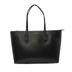 エンポリオアルマーニ Emporio Armani トートバッグ レザー ブラック 通勤 通学 A4【中古】