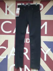 バックアールー デニム ブラック デニム 28 サイズ