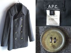 ウクライナ製 A.P.C. ウールメルトン ステンカラージャケット XS
