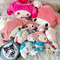 サンリオ ぬいぐるみ Sanrio マイメロ マイメロディ シナモロール 16点セット 大量まとめ売り タグあり多数 160