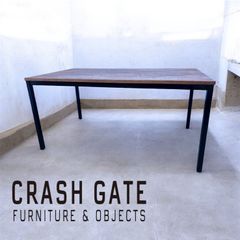 クラッシュゲート インダストリアルスタイル ダイニングテーブル 引取