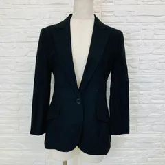 BALLSEY （ボールジィ）トゥモローランド テーラードジャケット シングル ブラック サイズ38（Mサイズ）フロントボタン ポケット×2　5212