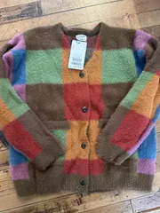 SALE。クレイジーカラーカーディガン