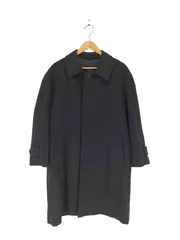 ユーズドフルギ USED古着 pure cashmere 比翼ステンカラーコート メンズ  165 A4