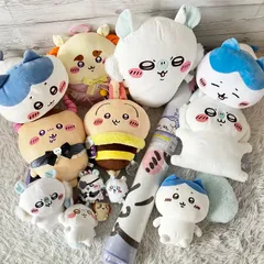 ちいかわ ぬいぐるみ 大量まとめ売り モモンガ ラグマット 14点セット ハチワレ  シーサー モモンガ 140