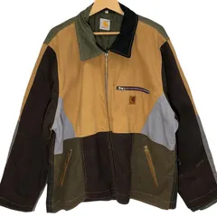 carhartt/カーハート リメイクダックジャケット ダック地 アウター ジャケット XXLサイズ マルチカラー