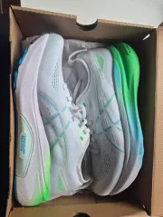 アシックス ゲル カヤノ 31 白 ブライト シアン