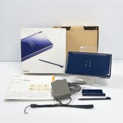 Nintendo DS Lite ネイビー 箱付き 充電器付き - メルカリ