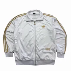 アディダス トラックジャケット メンズ XL ホワイト CHILE62 ジャージ 白 シンプル