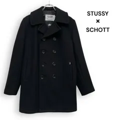 STUSSY ステューシー ×SCHOTT ショット PEA COAT STUSSY（ステューシー） コラボ USA製 STUSSY×SCHOTT ステューシー