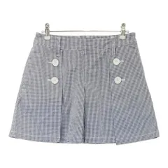 サイズ：0 JACK BUNNY ジャックバニー  インナー付 スカート チェック柄 ネイビー系 [240101596889] ゴルフウェア レディース ストスト