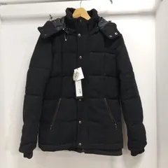 ks90◆新品  ダウンジャケット Mサイズ ダウン7% キルティング メンズ  ブラック 取り外し可能なフード
