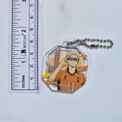 ハイキュー アクリル キャラクター キーチェーン キーホルダー ストラップ 月島 蛍 K