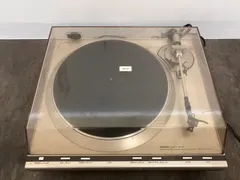 DENON/デノン 日本コロムビア QUARTZ DP-31F MICRO PROCESSOR CONTOROLLED FULLY AUTOMATIC TURNTABLE SYSTEM 傷汚れ等有 通電確認済 動作未確認 ジャンク 現状お渡しのサムネイル